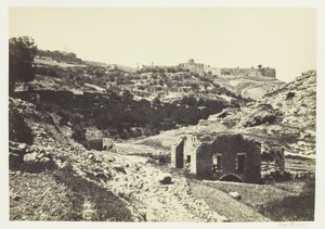 Jeruzalém od zdi En-Rogel od Francis Frith