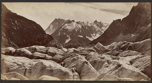 Mer de Glace, Mont Blanc od Francis Frith