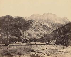 Mount Serbal, From the Wádee Feyrán
