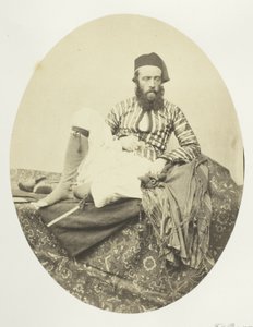 Portrét, turecký letní kostým od Francis Frith