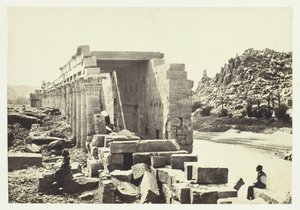 Kolonáda, ostrov Philæ, 1857. od Francis Frith