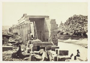 Kolonáda, ostrov Filæ od Francis Frith