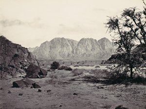 Psané údolí, Sinaj, ca. 1857. od Francis Frith