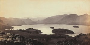 Jezero poblíž Derwentwater ve Velké Británii. od Francis Frith