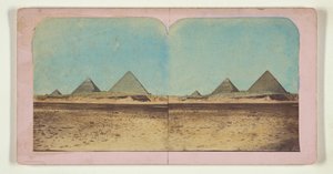 Drei Pyramiden od Francis Frith