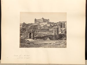 Toledo od západu, s Alcazarem od Francis Frith