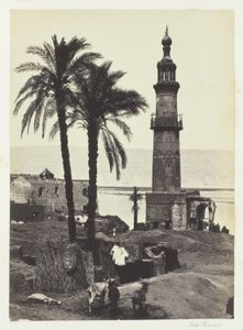 Pohled na Girgeh, Horní Egypt od Francis Frith