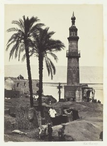 Pohled na Girgeh, Horní Egypt, 1857. od Francis Frith
