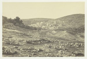 Pohled v Hebronu, 1857. od Francis Frith