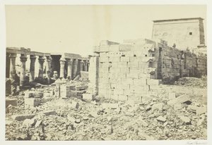 Pohled na ostrov Philæ, 1857.