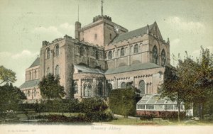 Romsey Abbey (barevná fotografie)