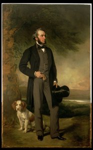 Portrét Johna Hicka Esq, JP, cca 1861 (pár 93967)