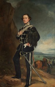 2. lord de Tabley jako velitel plukovníka hraběte z Chesters Yeomanry Cavalry od Francis Grant