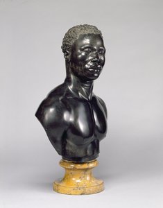 Busta muže, cca 1758 (černý vápenec a žlutý mramor) (viz také 281574)