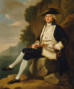 Kapitán sir Edward Vernon (1723-1794), polovina 18. století (olej na plátně) od Francis Hayman