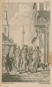 Guildhall Yard, Londýn od Francis Hayman