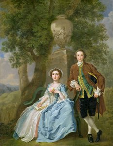 Portrét George a Margaret Rogersových, kolem 1748-50 (viz také 111971)