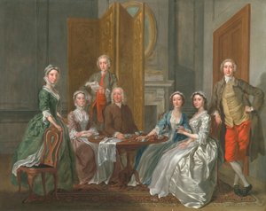 Rodina Gascoigne, kolem roku 1740