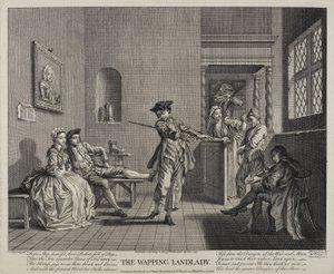 Wapping Landlady, 1743 od Francis Hayman