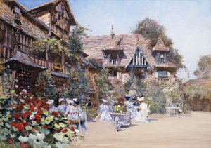 Oběd v hostinci, 1881