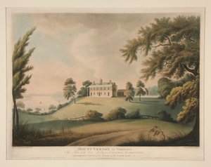 Mount Vernon ve Virginii / Sídlo zesnulého generála Lieu.t George Washingtona od Francis Jukes