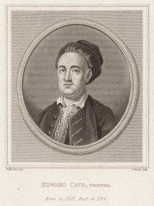 Edward Cave, tiskař, narozen 1891, zemřel 1754 od Francis Kyte