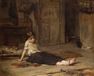 Tváře v ohni, 1867 od Francis Montague Holl
