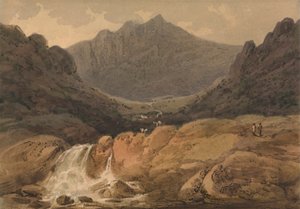 Cader Idris, Severní Wales od Francis Nicholson
