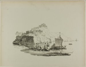 Zátoka Robina Hooda, Yorkshire od Francis Nicholson