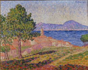 Pohled na Saint-Tropez ze Zita- delle od Francis Picabia