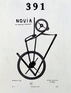 Obálka časopisu "391" č. 1 od Picabii (1879-1953), 25. 1. 1917. od Francis Picabia