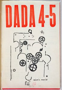 "Dada 4-5", obálka časopisu (barevná litografie)
