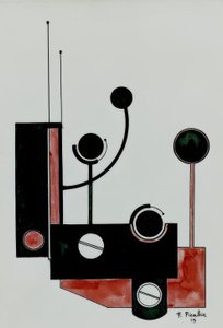 Mechanická skladba II od Francis Picabia