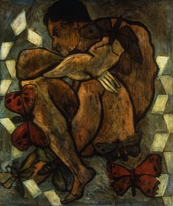 Nahý muž s motýly; Homme nu aux Papillons od Francis Picabia