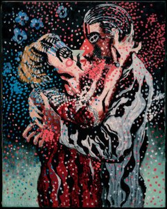Masopustní úterý (Polibek) od Francis Picabia