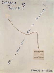 Slaměný klobouk od Francis Picabia