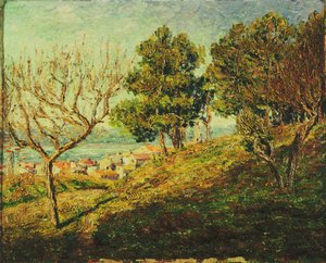 Pohled na Saint-Tropez; Vue de Saint-Tropez od Francis Picabia