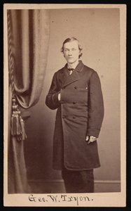 Portrét George Washingtona Tryona 1838-1888, cca 1860. od Francis S Keeler