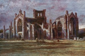 Melrose Abbey od Francis S. Walker