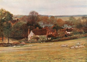 Miltonova chata a zahrada, Chalfont St Giles od Francis S. Walker