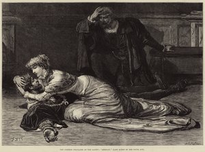 The Comedie Francaise at the Gaiety, Hernani, Poslední scéna pátého dějství od Francis S. Walker
