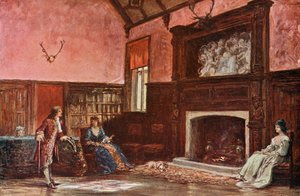 Síň v Stoke Poges Manor od Francis S. Walker