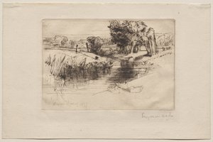 Stojatá voda od Francis Seymour Haden