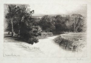 Západ slunce v Irsku, 1863. od Francis Seymour Haden