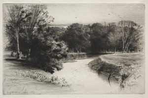 Západ slunce v Irsku, 1863. od Francis Seymour Haden