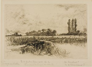 Vodní louka od Francis Seymour Haden