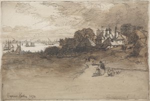 Farma v Essexu od Francis Seymour Haden