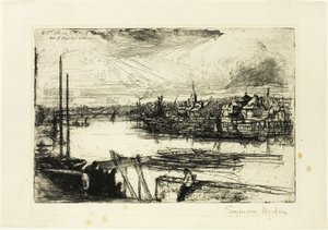 Battersea Reach od Francis Seymour Haden