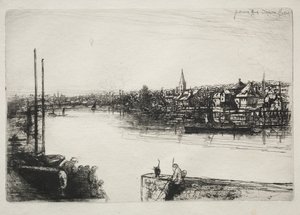Battersea Reach. od Francis Seymour Haden