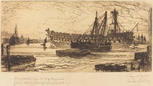 Rozbití Agamemnona od Francis Seymour Haden